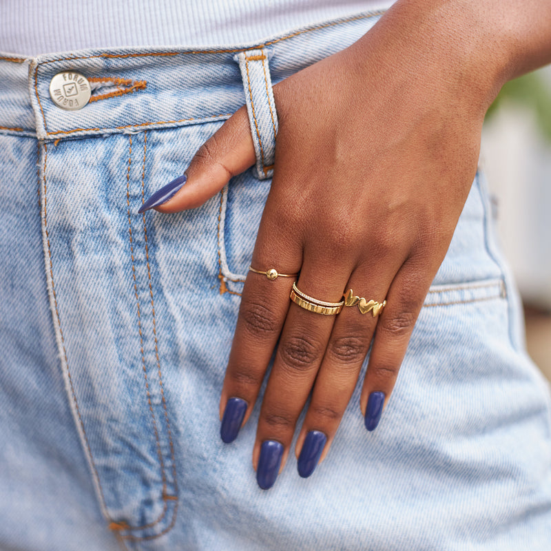 Anel Nixie Dourado