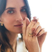 Anel Charlotte Dourado