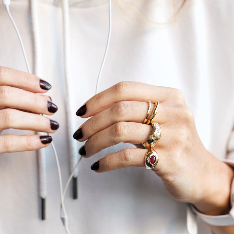 Anel Fit Dourado