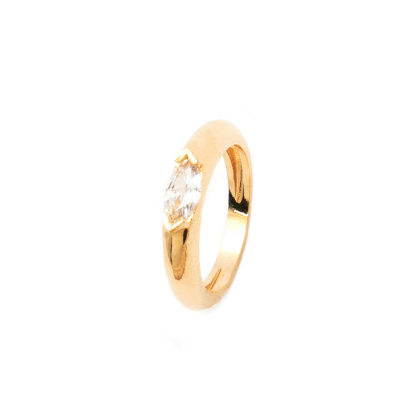 Anel Acácia Dourado