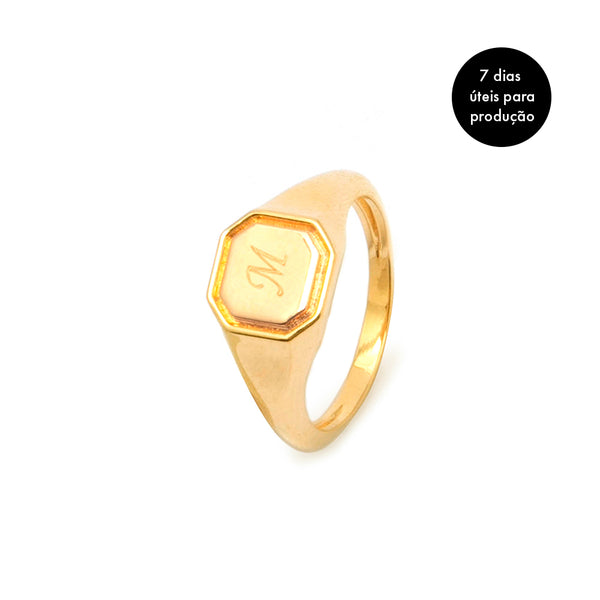 Anel Club Dourado