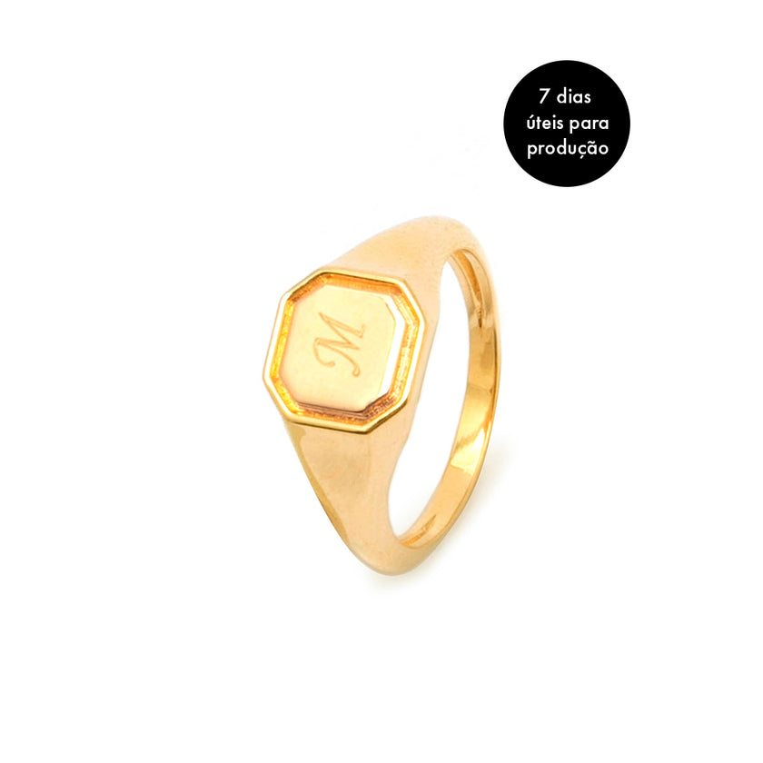 Anel Club Dourado