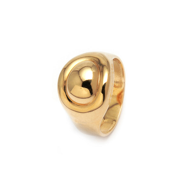 Anel Coffee Dourado