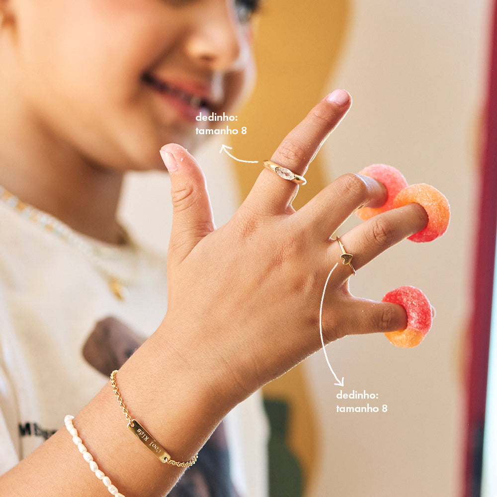 Anel Lauren Kids Dourado