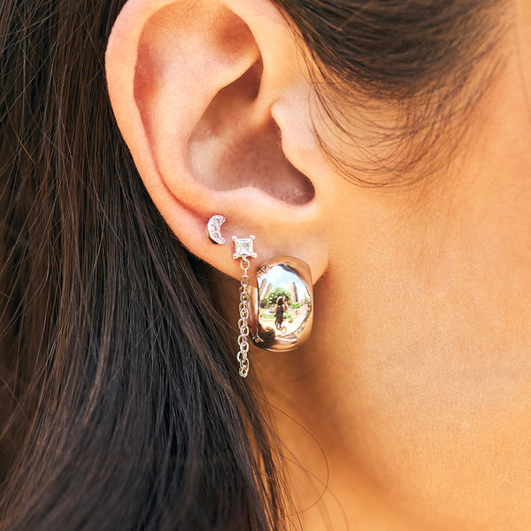 Argola Downtown Prata