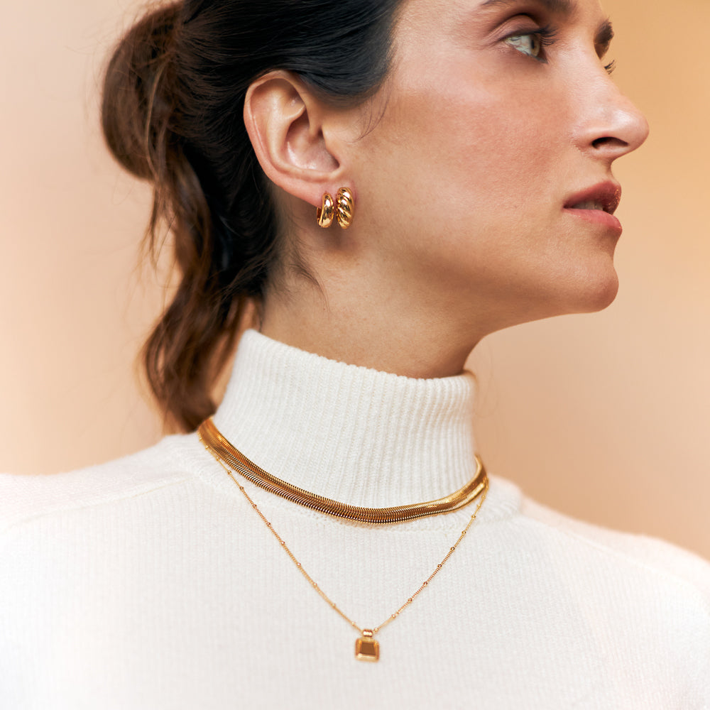 Argola Glory Dourada