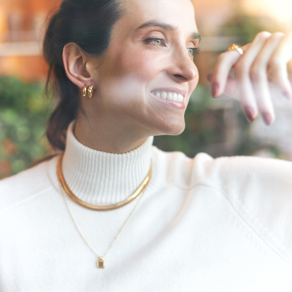 Argola Glory Dourada