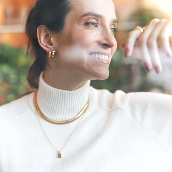 Argola Glory Dourada