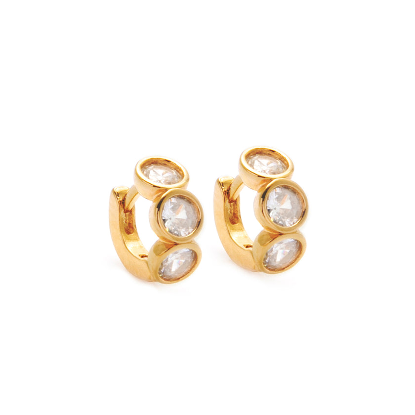 Argola Lina Dourada