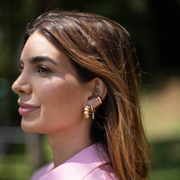 Argola Carmella G Dourada