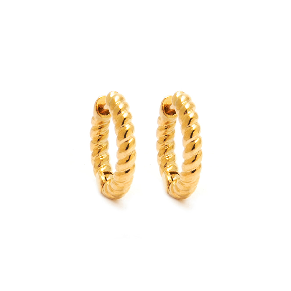 Argola Rope P Dourada