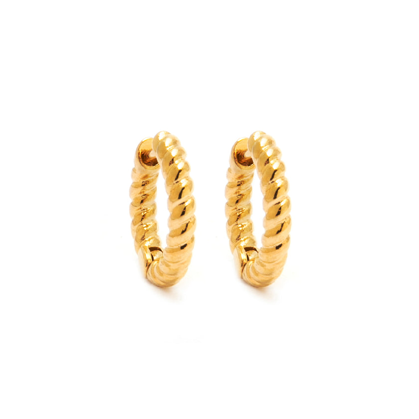 Argola Rope P Dourada