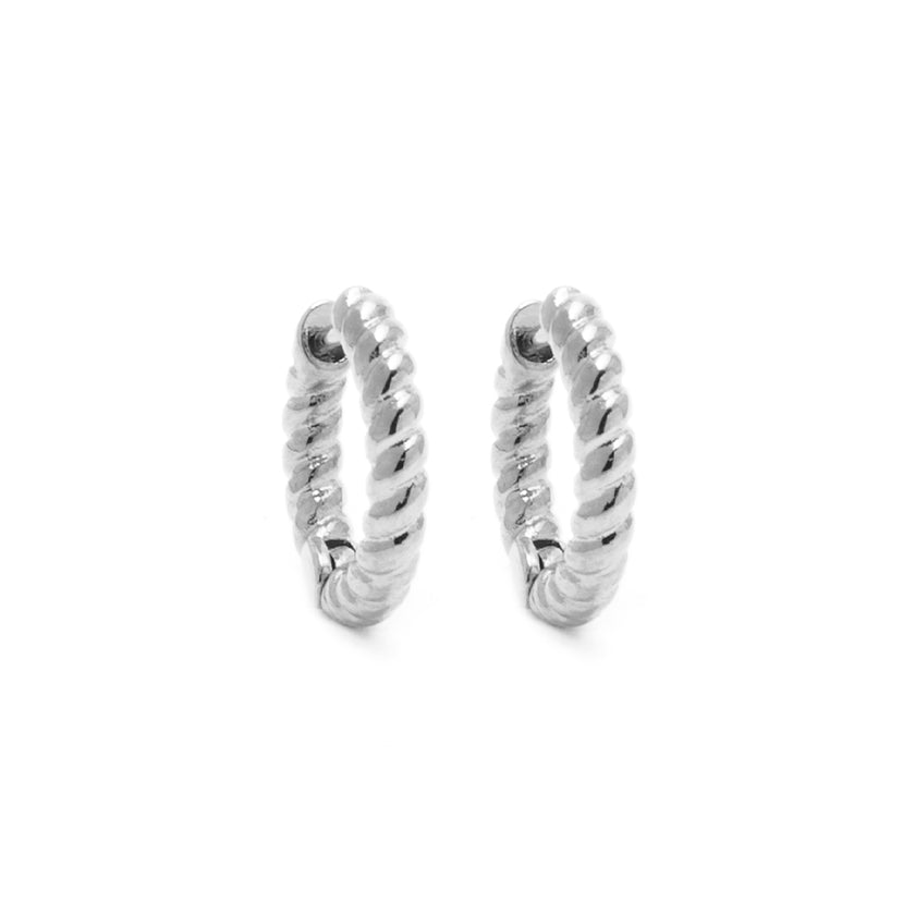 Argola Rope P Prata