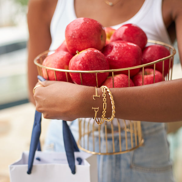 Bracelete Personalizado Dourado