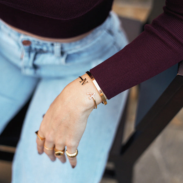 Bracelete Personalizado Dourado