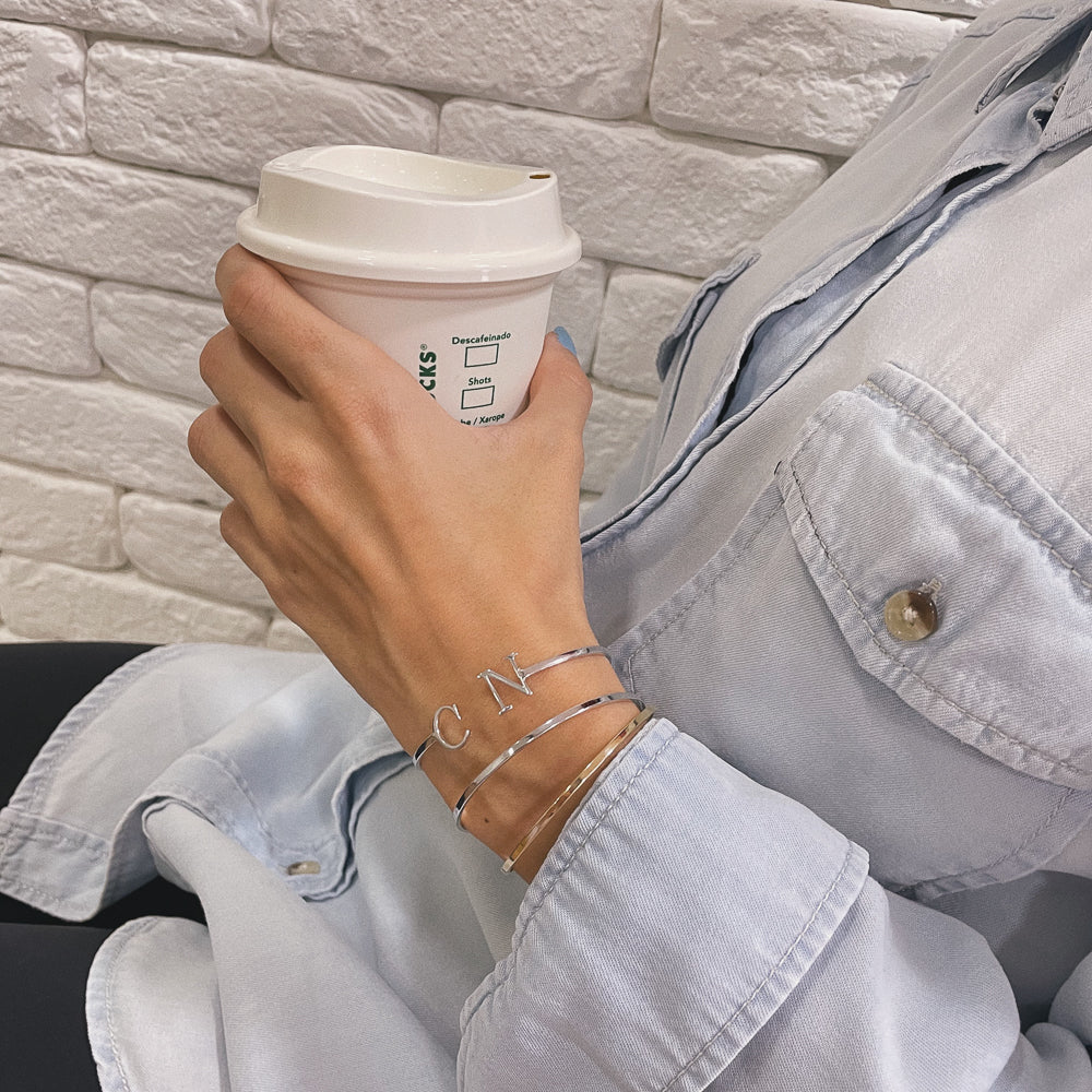 Bracelete Personalizado Prata