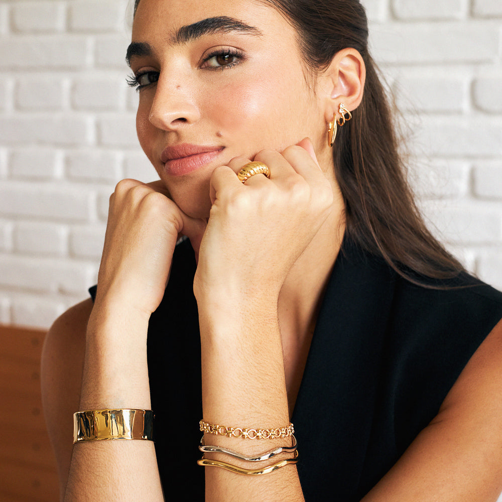 Bracelete Camille Dourado