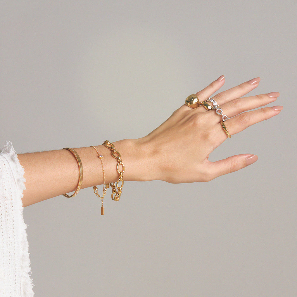 Bracelete Folks Dourado