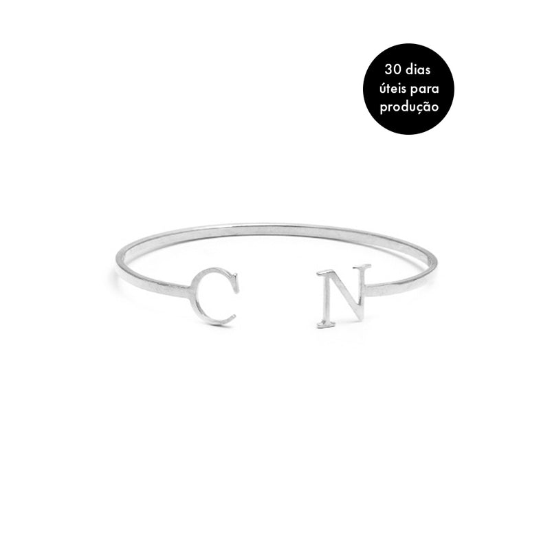 Bracelete Personalizado Prata