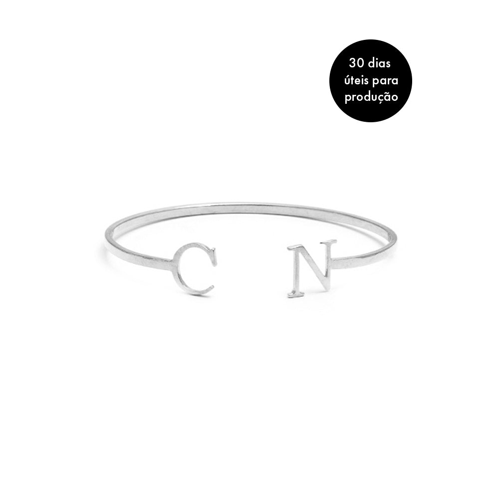 Bracelete Personalizado Prata