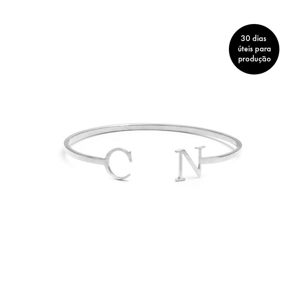 Bracelete Personalizado Prata