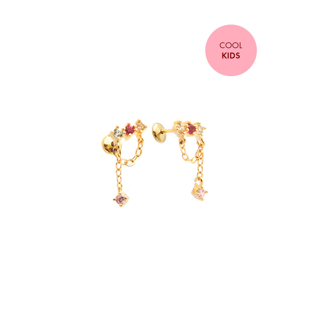Brinco Mini Fairy Kids Dourado