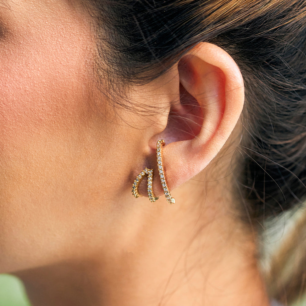 Ear Hook Rush Dourado