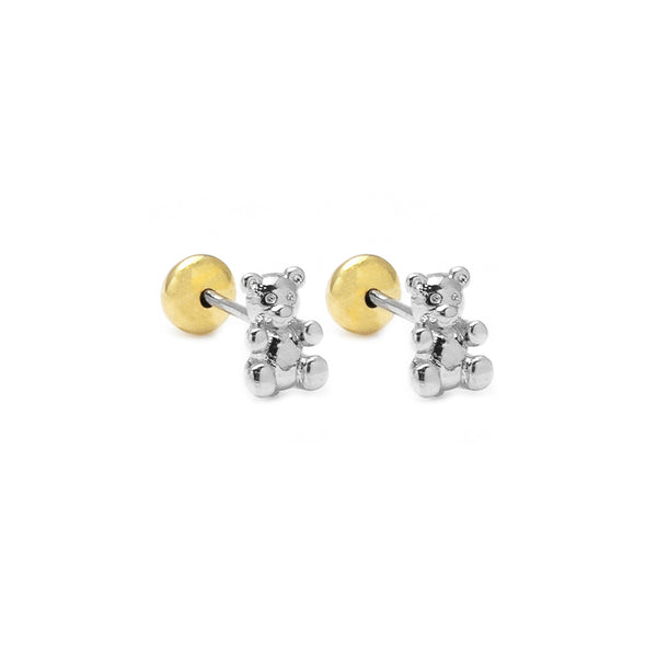 Brinco Teddy Prata