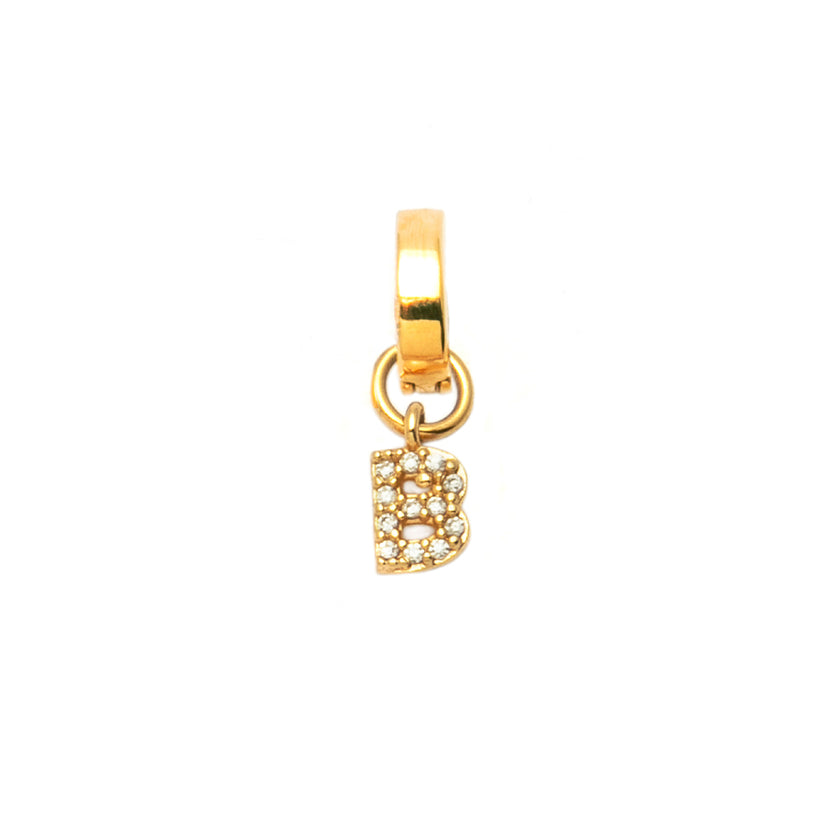 Charm Inicial Dourado