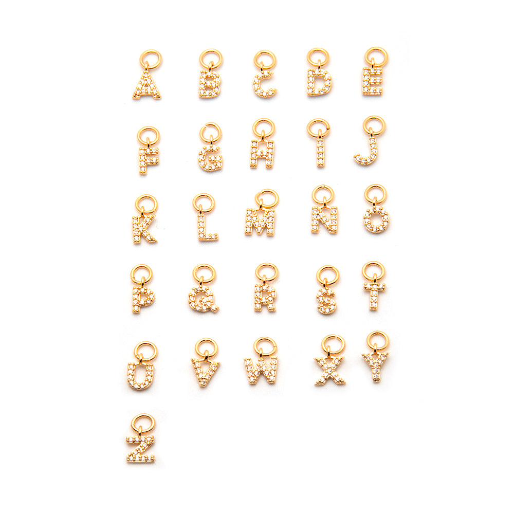 Charm Inicial Dourado