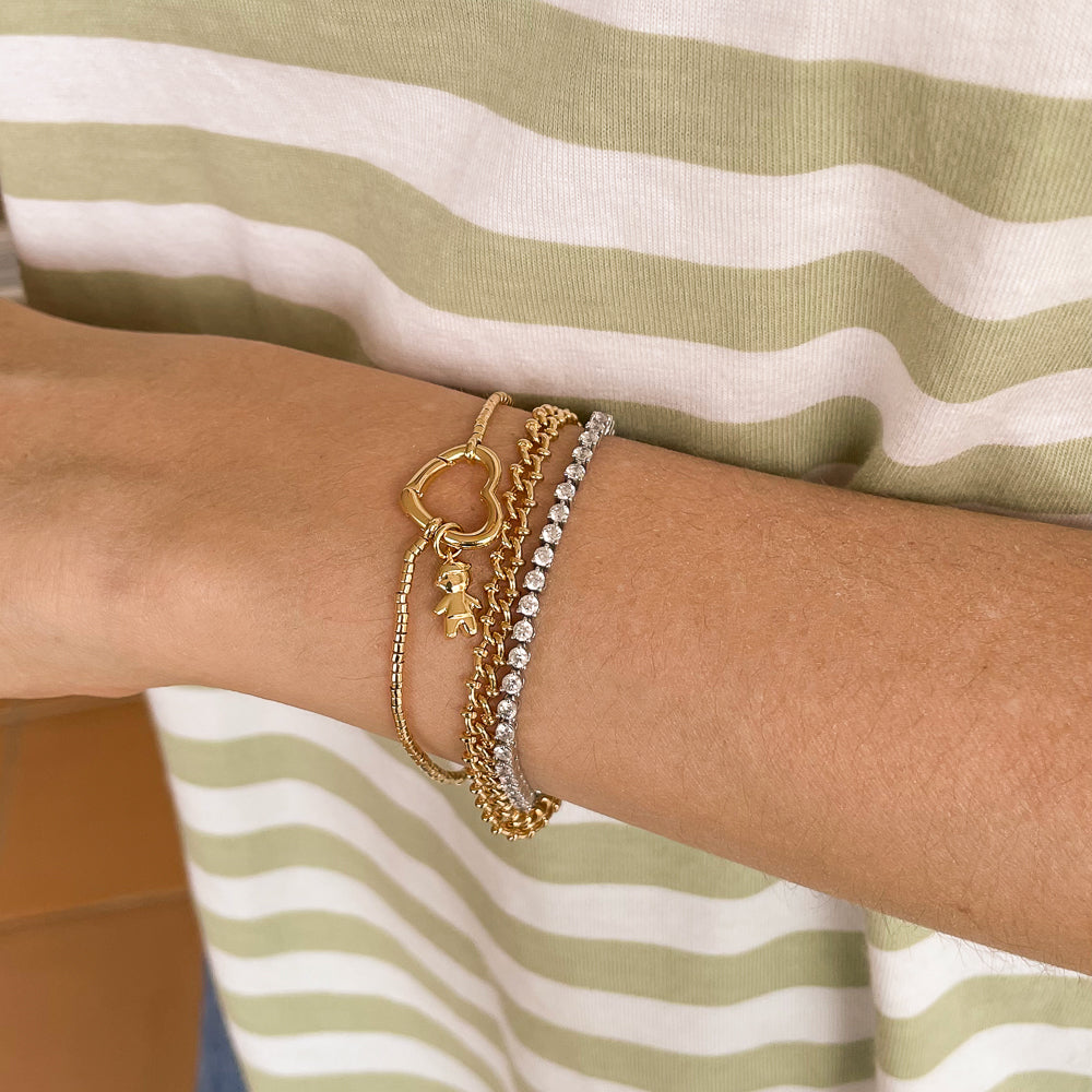 Charm Little Boy Dourado