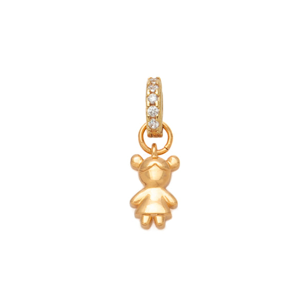 Charm Little Girl Dourado