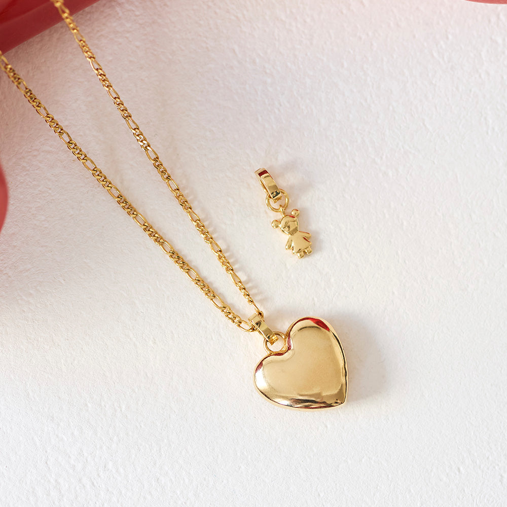 Charm Little Girl Dourado