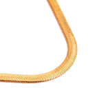 Choker Flat Dourada