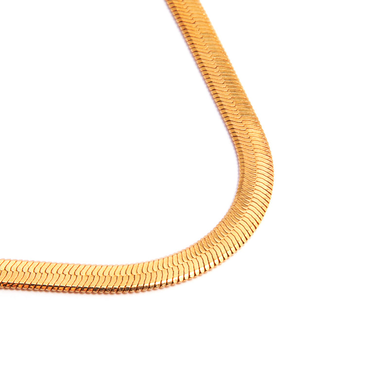 Choker Flat Dourada