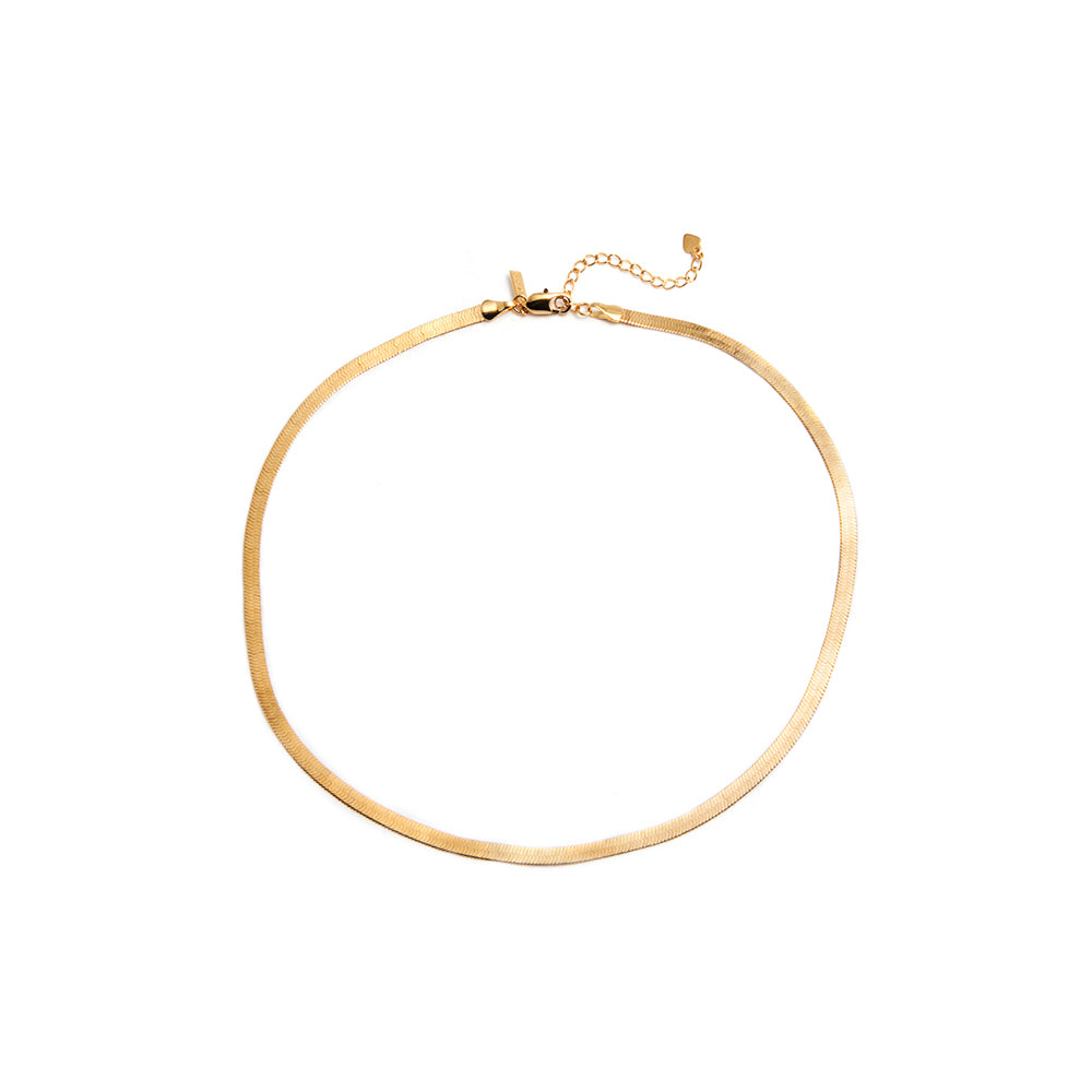 Choker Flat Dourada