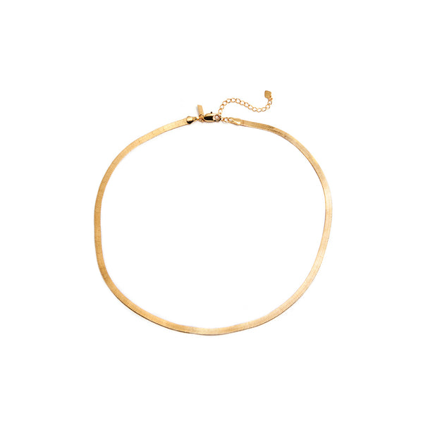 Choker Flat Dourada