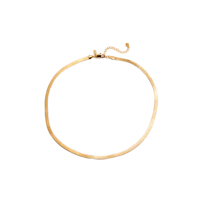 Choker Flat Dourada