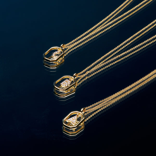 Colar Frame Dourado