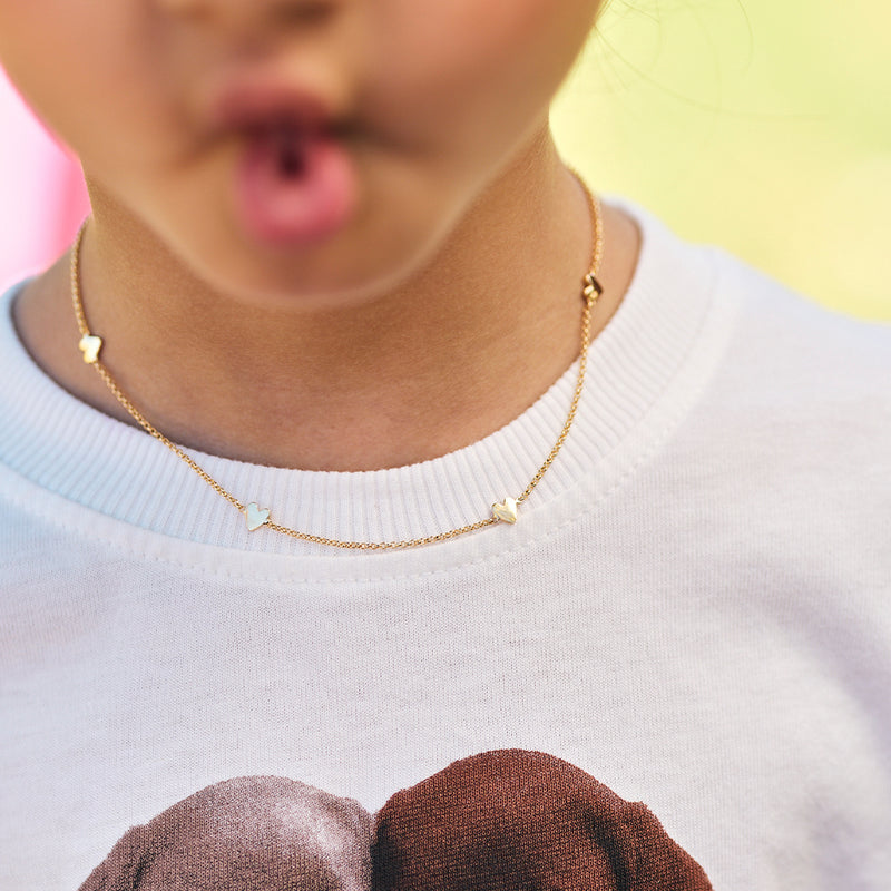 Colar Lover Kids Dourado
