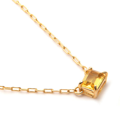 Colar Âmbar Dourado