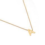 Colar Letra Dourado