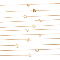 Colar Letra Dourado