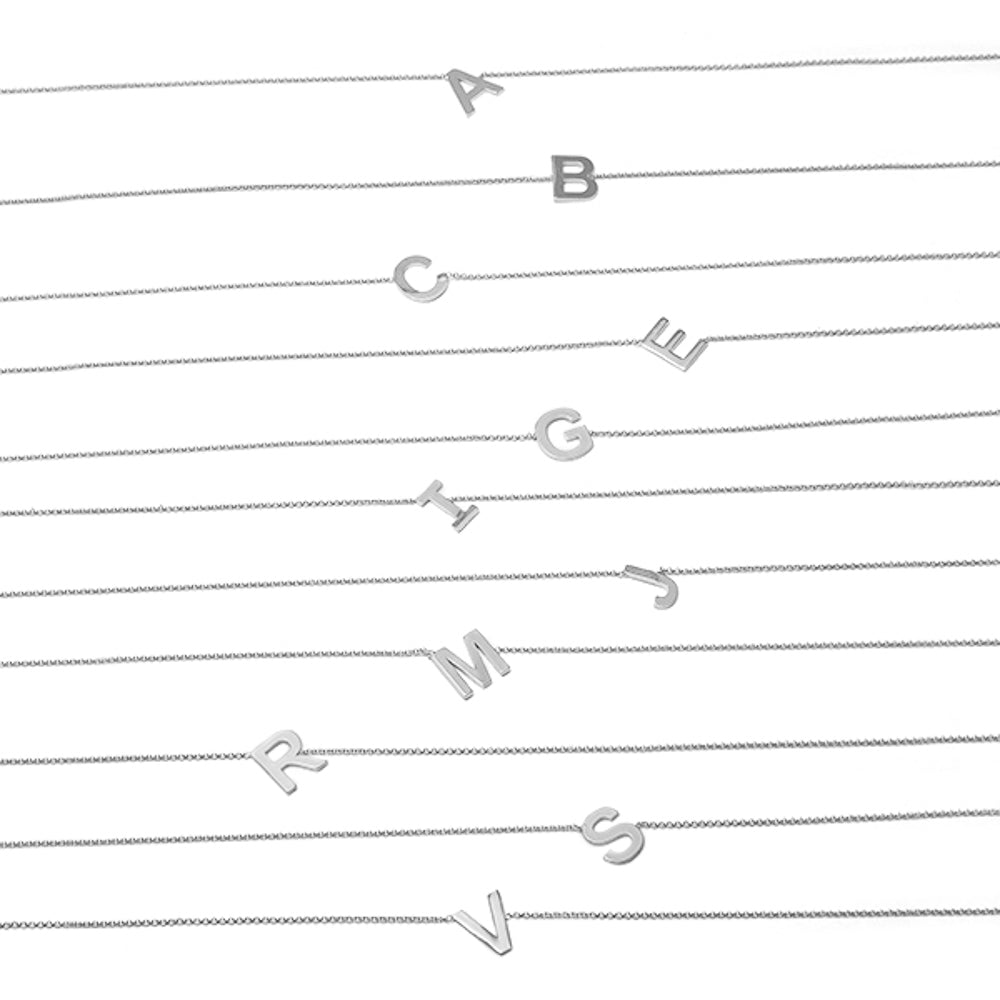 Colar Letra Prata