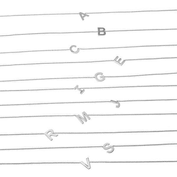 Colar Letra Prata