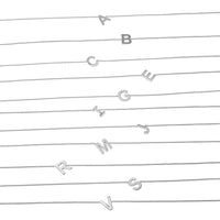 Colar Letra Prata