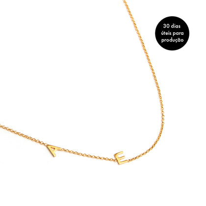 Colar Lila Dourado