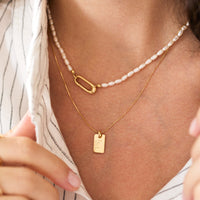 Colar Love Note Dourado