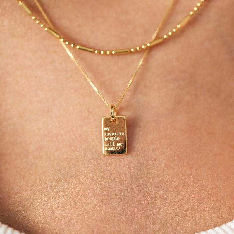 Colar Love Note Dourado