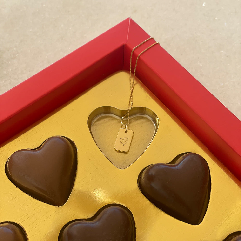 Colar Love Note Dourado